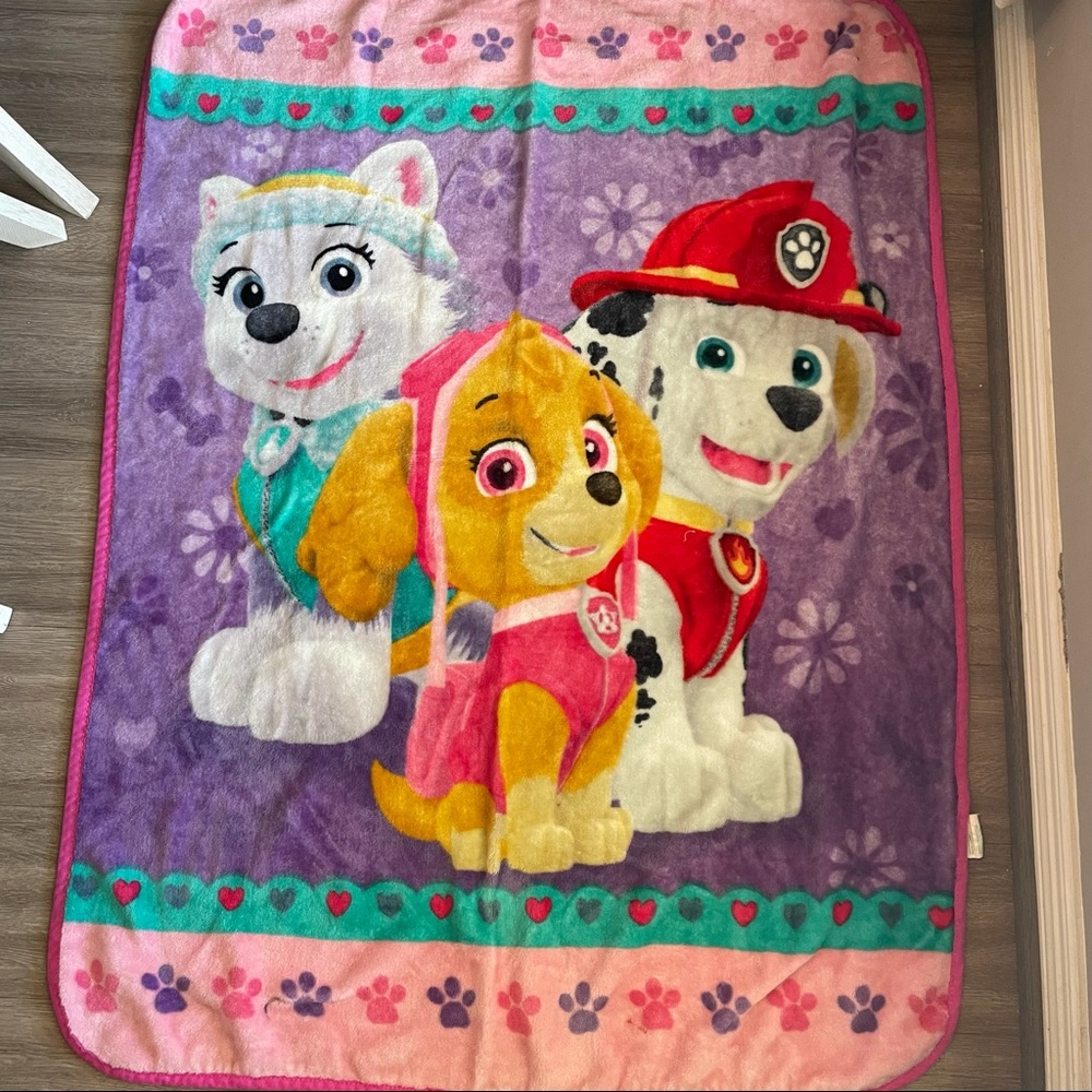 Paw Patrol Pink Blanket